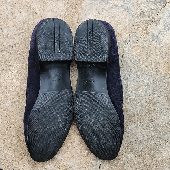 Prada Blue Suede Loafers - Picture 5 of 6